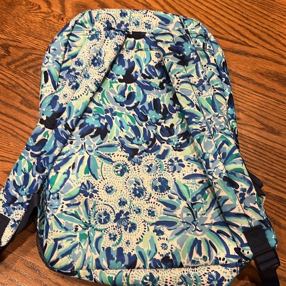 Lilly Pulitzer Bahia Backpack, pouch pencils, eraser lunch box High Maintenance - Picture 7 of 16